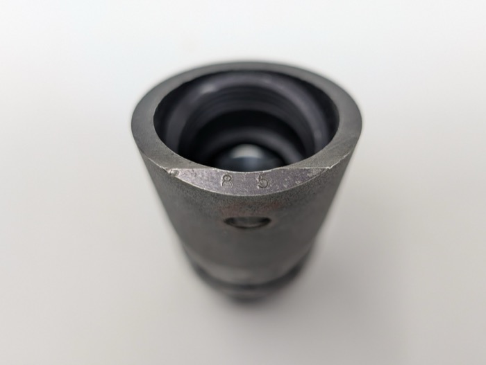 Body breech stamped with a two-digit serial number