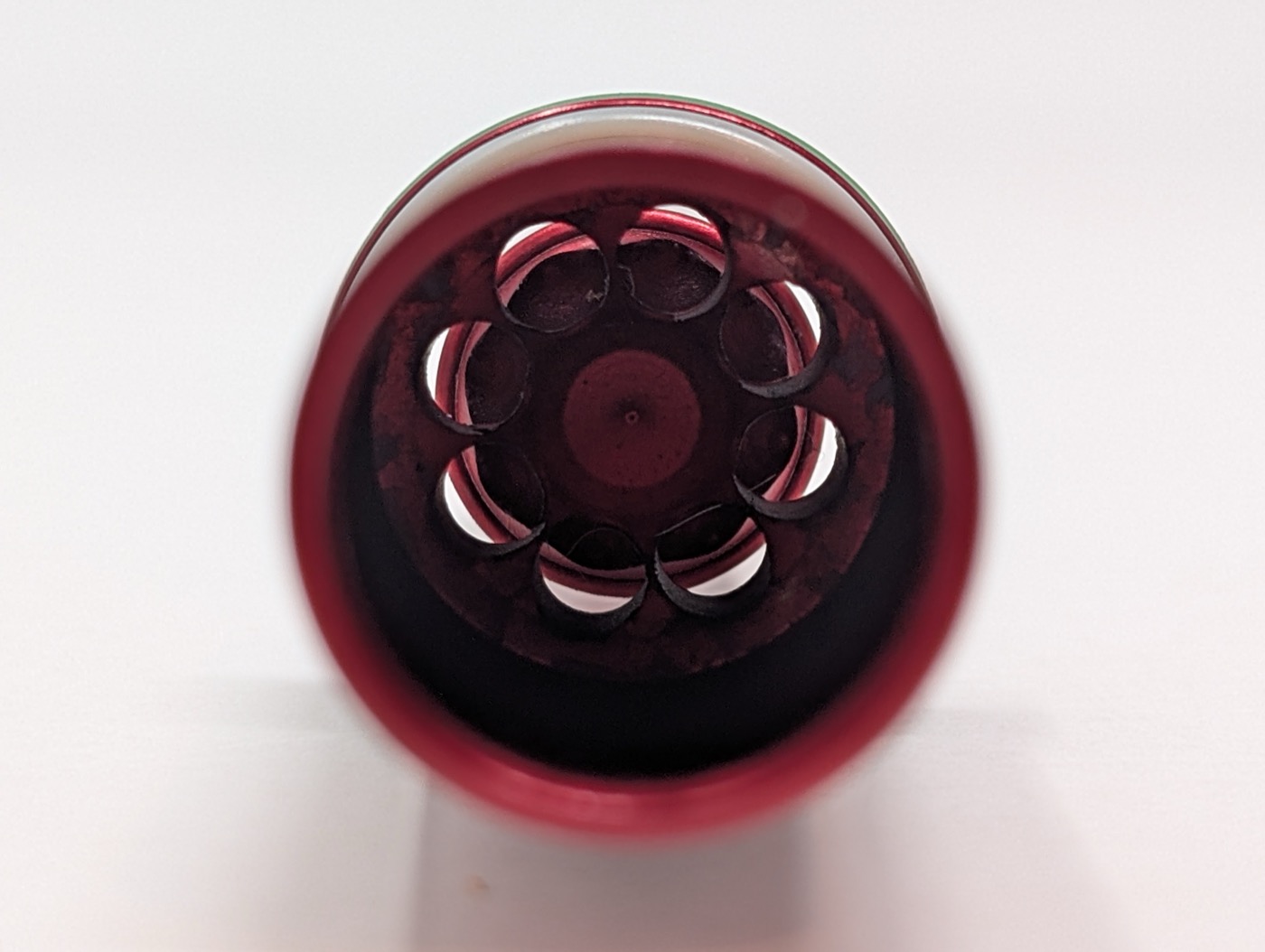Firebolt, front view — the 8-hole air transfer pattern