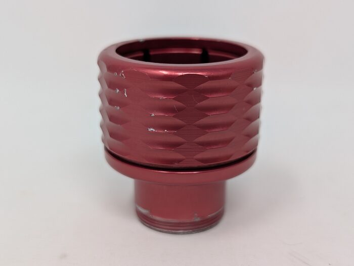 Unidentified feedneck — knurled collar (red) (Unknown)